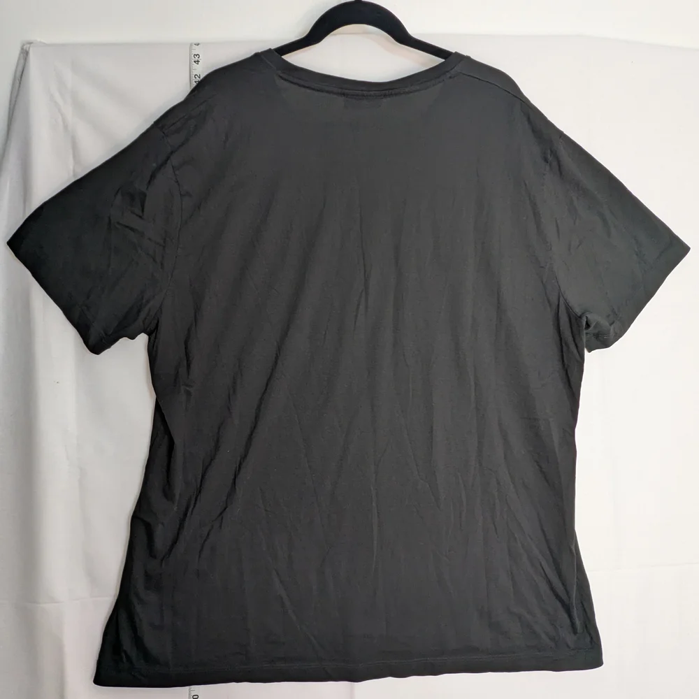 Lacoste Men's Black Pima Cotton Short Sleeve T-Shirt Size US 2XLB/FR9R